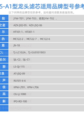 适配九阳水龙头净水器陶瓷滤芯家厨房水过滤机海尔TCL美的通用型
