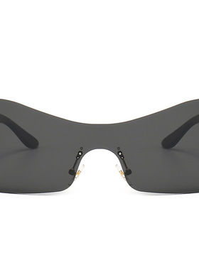 日系cherrykokoyk大框弧形骑行眼镜uv防紫外线户外运动太阳镜凹