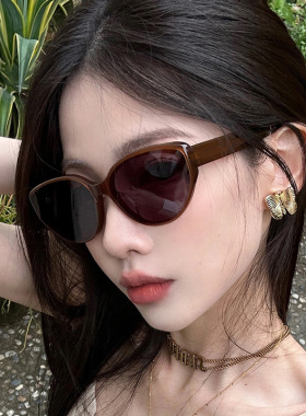 日系cherrykoko男女小框多边太阳镜日常通勤遮阳眼镜甜酷风百搭