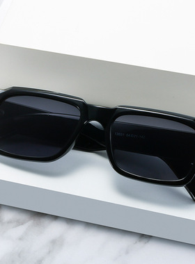 日系cherrykoko欧美小框个性多边形米钉太阳镜ins果冻色简约复古