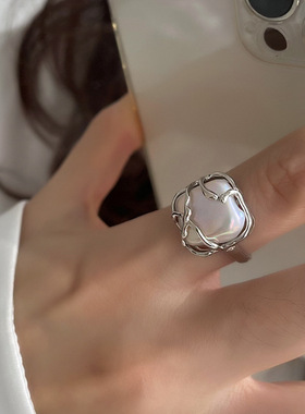 日系cherrykoko月光森林!美呆了!高奢!食指高级感戒指女ins风