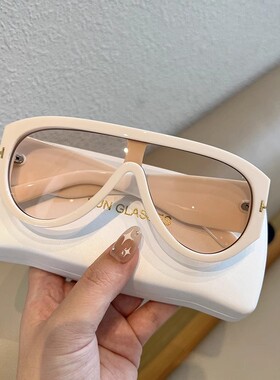 日系CherryKoko欧美大框金属铰链嘻哈墨镜新款防紫外线聚会