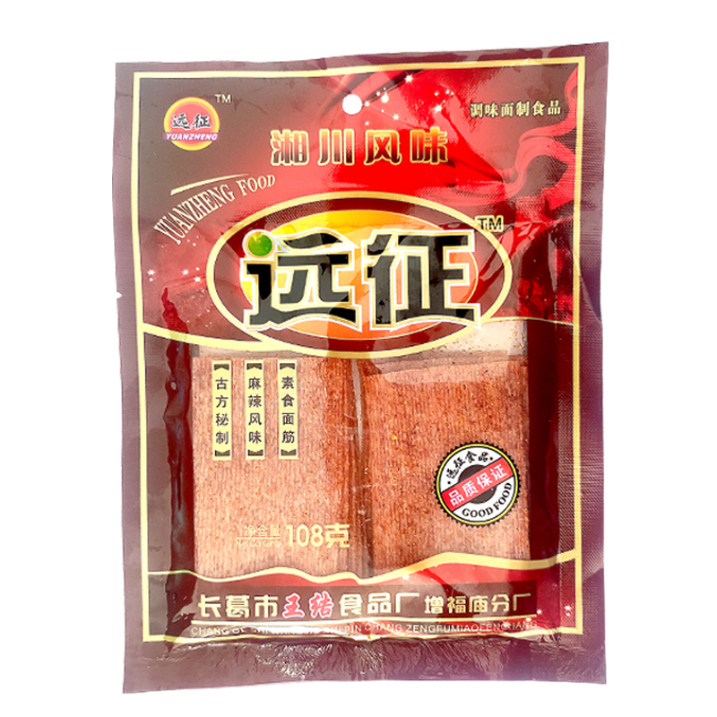 远征辣条大辣片108g老式手撕大辣片8090后儿时怀旧小零食麻辣条片 - 图3