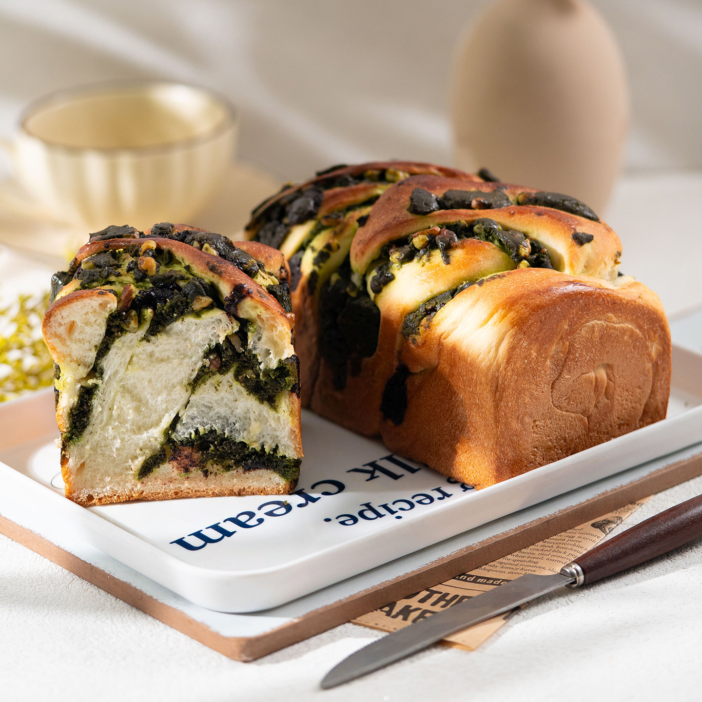 周建生抹茶黑巧曲奇吐司手作厚切手撕手工面包早餐零食土司下午茶,淘宝优惠券,粉丝福利购,淘宝优惠卷