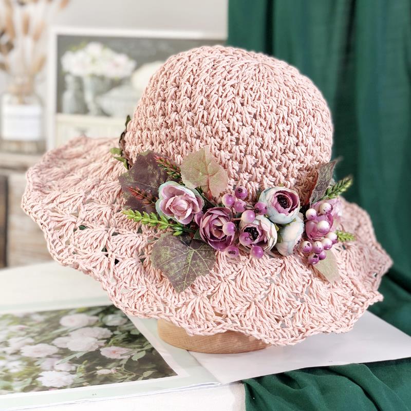 手工钩花帽子夏天 新人首单立减十元 21年10月 淘宝海外