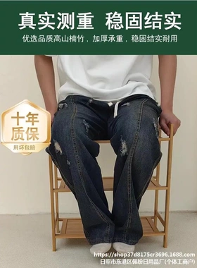 火锅架子放菜商用饭店串串烤肉放菜品层架楠竹厨房蔬菜置物架落祥