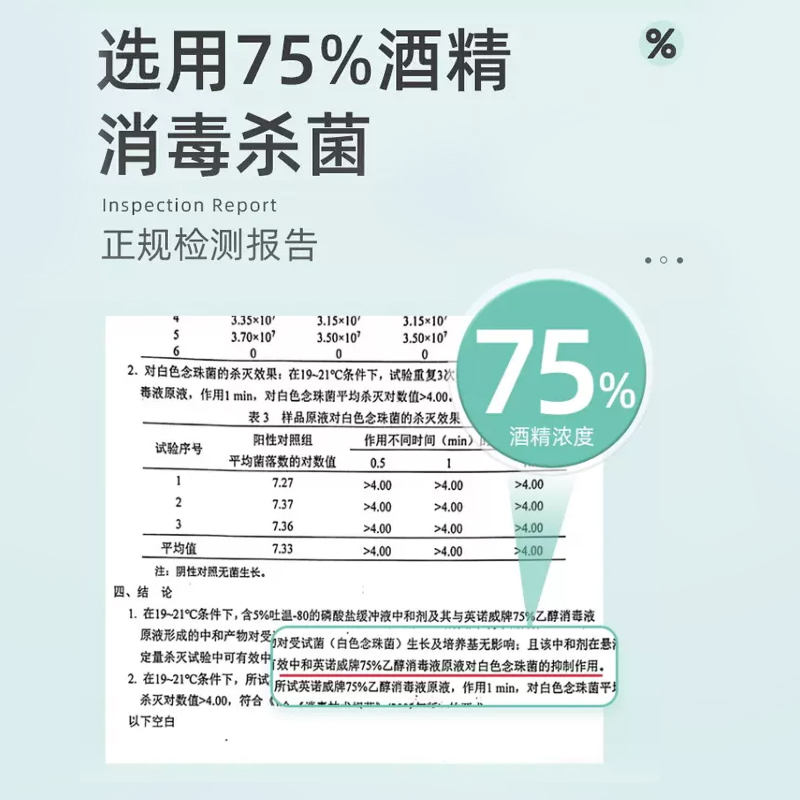 海氏海诺75%医用酒精家用消毒水液皮肤杀菌伤口外用75度乙醇喷雾-图3