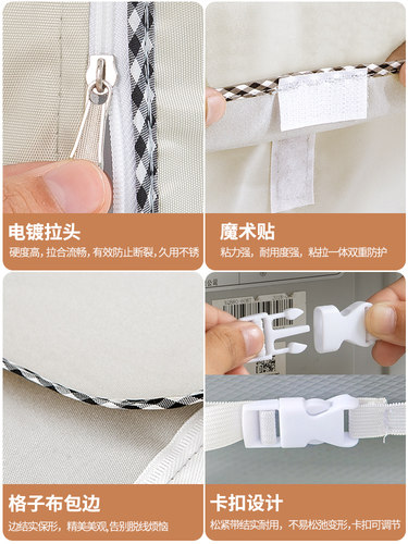适用海尔滚筒洗衣机套罩防水防晒罩隔热全自动防尘EG100BDC189SU1 - 图2