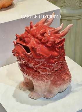 招财进宝！东方景德镇貔貅摆件