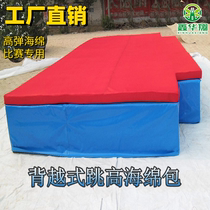Custom School Back Leap High Jump High Pad Back Overplay High Play Sponge Bag Large Gymnastics Mat Stay Bar Training Protective Mat