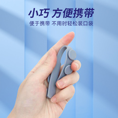 Silicone mask anti strangulation artifact does not block the ear, ear protection anti pain hook bracket is buckled, and ear hanging rope is adjusted