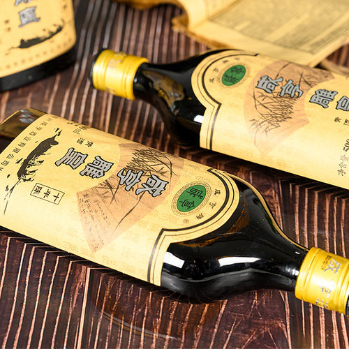 正宗绍兴产咸亨雕皇十年陈黄酒 500ml*12瓶整箱装半甜型糯米黄酒 - 图1