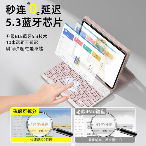 适用联想小新平板键盘鼠标套装电脑专用外接平板保护壳小新padpro2025/22/24带笔槽保护套11英寸轻薄防摔 - 图1