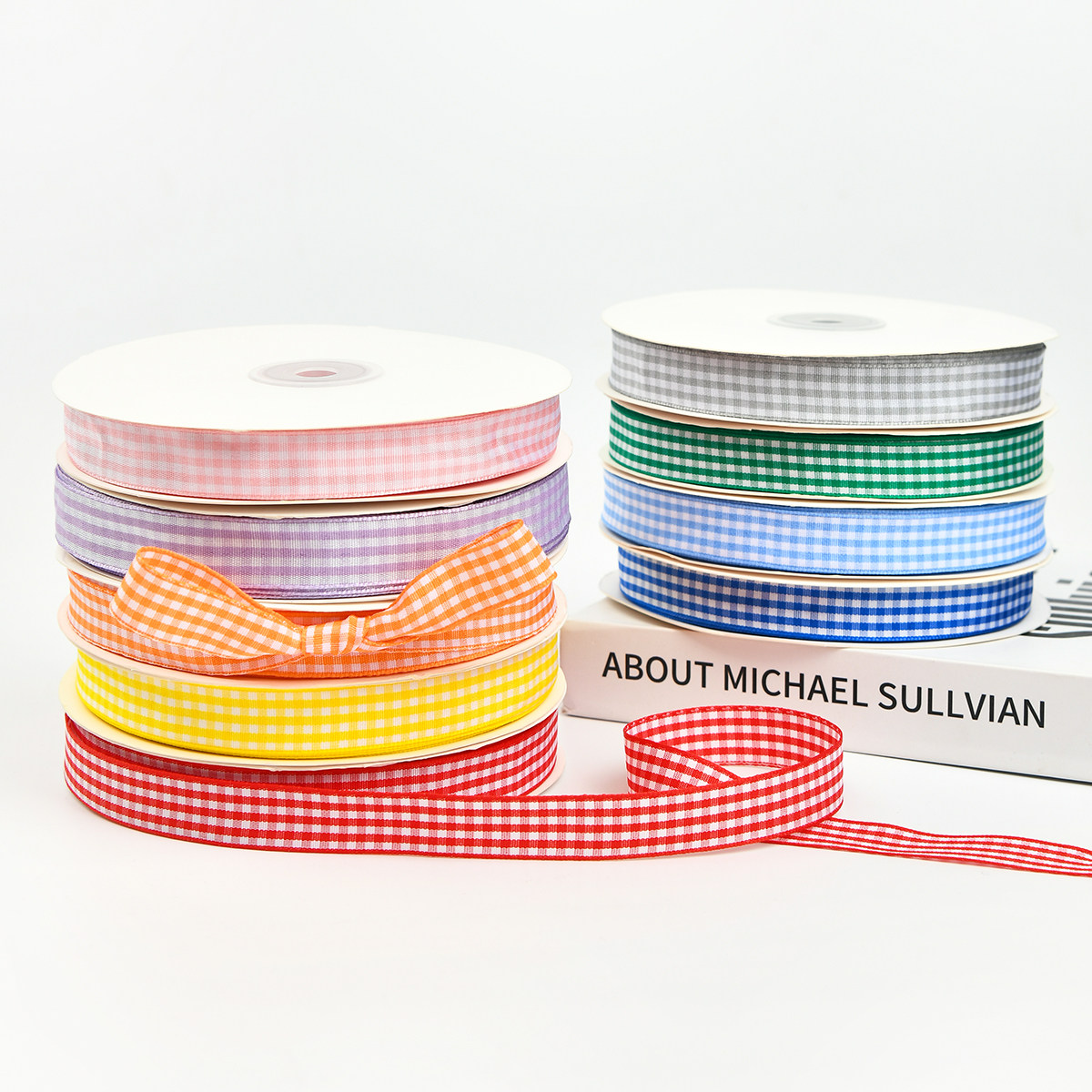 生日蛋糕装饰红色彩带花束礼品盒打包格子丝带绑带蝴蝶结包装缎带,淘宝优惠券,粉丝福利购,淘宝优惠卷