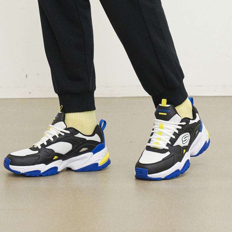 skechers机甲2021年秋冬新款男鞋 skechers斯凯彻斯跑步鞋