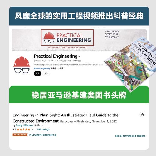 预售 基建大百科:一看就懂的身边工程图解 徐小刀 译 识别电网道路铁路桥梁隧道水道等工程特征和原理书籍 电子工业出版社 - 图1