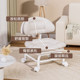 Universal wheel small stool home low stool living room high-value lazy pulley mobile backrest small chair with wheels