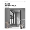 Bathroom mirror, bathroom wall-mounted, punch-free, wall-mounted makeup mirror, bathroom washbasin, home dressing mirror