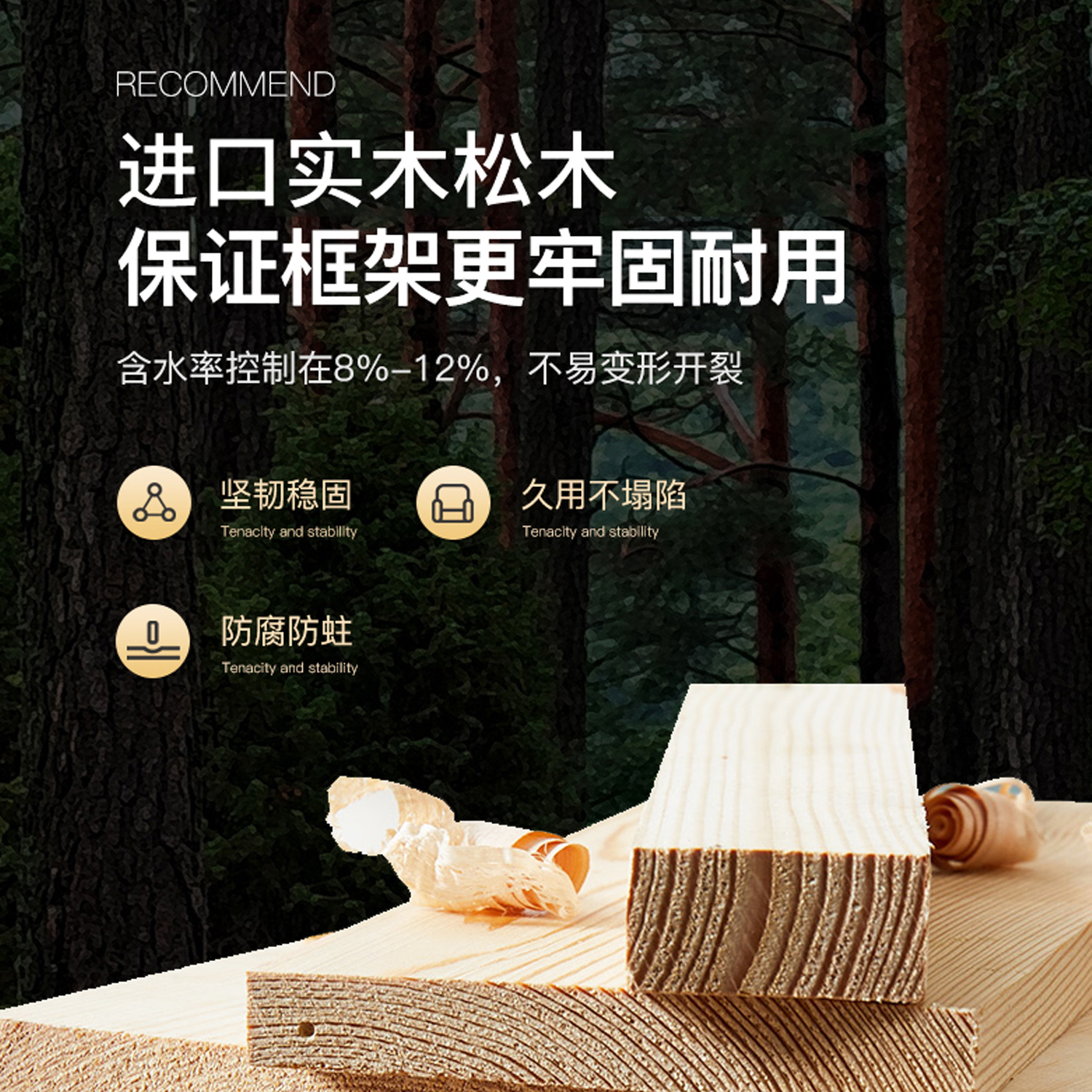 实木折叠床单人午休家用简易床1.2米1.5米办公室经济型小床出租房 - 图3