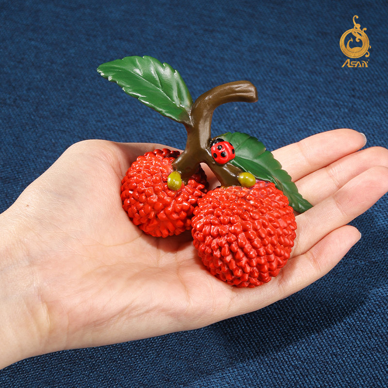 铜摆件《红利》家居办公书房桌面装饰摆件仿真荔枝饰品长安的荔枝,淘宝优惠券,粉丝福利购,淘宝优惠卷