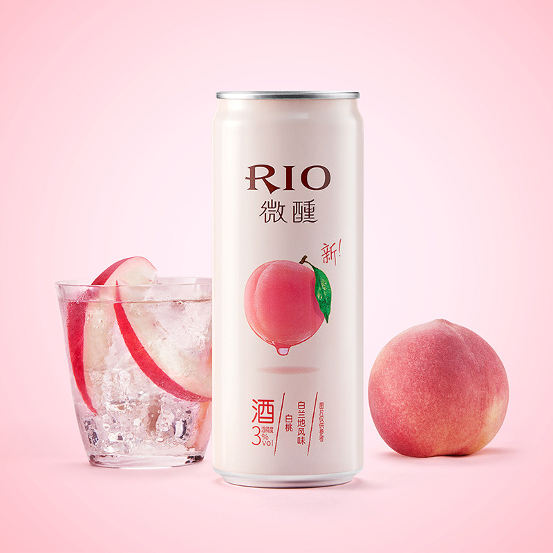 rio锐澳微醺草莓预调鸡尾酒*果酒 圆兔食品预调鸡尾酒/Alcopop