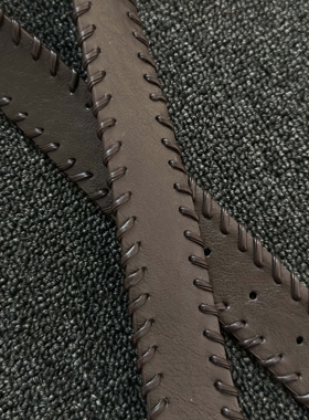 ironworks复古棕色美拉德腰带
