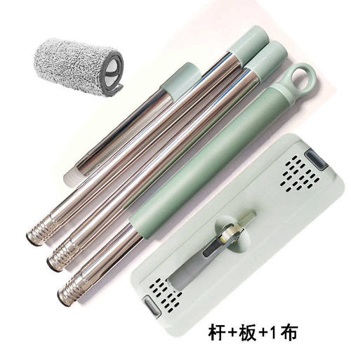 刮刮乐配件全套拖把杆替换布头平板拖把杆子免手洗懒人拖把替换布 - 图3