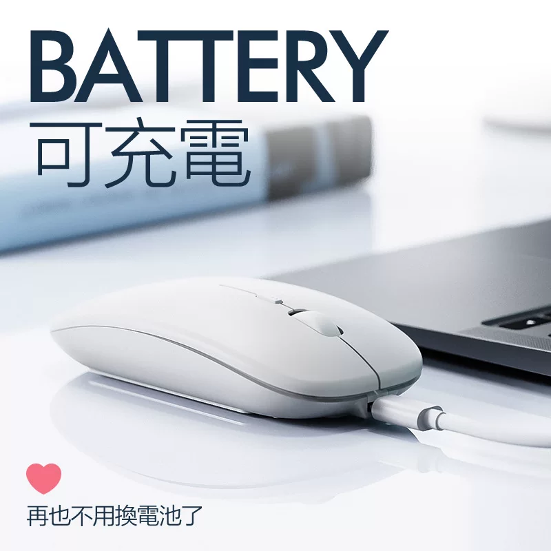 Xiaomi, Lenovo, Apple, Mac, Huawei, перезаряжаемая бесшумная беспроводная мышь с зарядкой, совместима с ноутбуками
