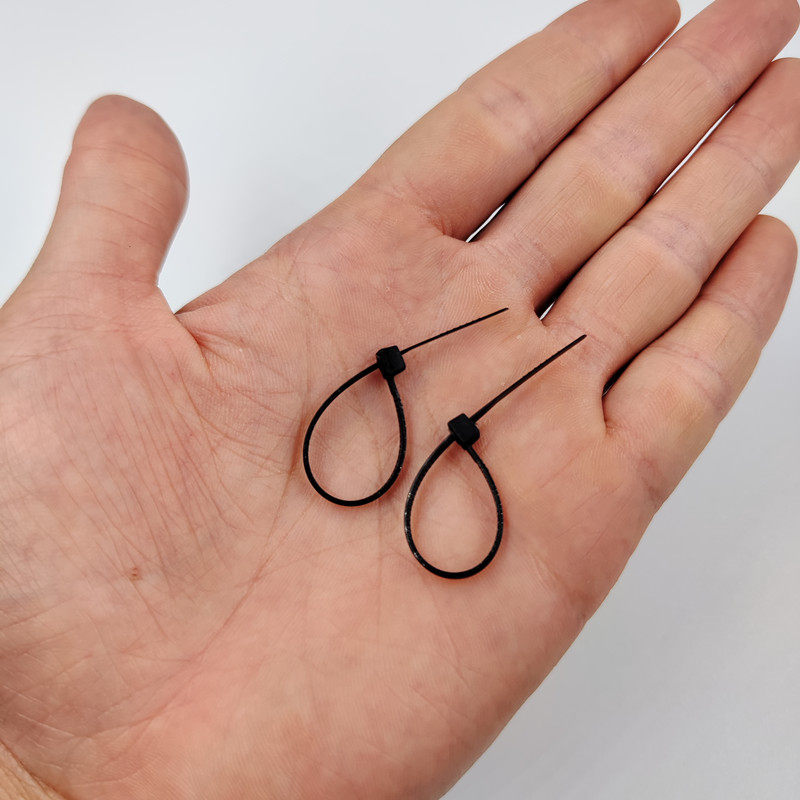 小号尼龙扎带3*60 80 100mm迷你型白色小塑料扎带黑色束线捆绑带,淘宝优惠券,粉丝福利购,淘宝优惠卷