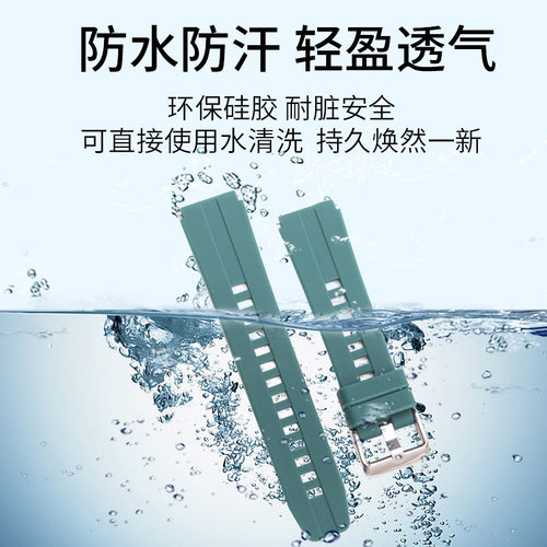 适用华为手环B7表带B6硅胶B5智能手表替换表带纯色同款B3腕带B3青春版男女手链运动版蓝牙耳机手表链配件 - 图1