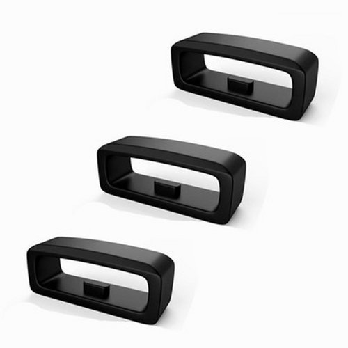 适用小米手表表带watch扣胶圈扣环卡扣20mm智能手表小米color2硅胶活动圈固定圈安全扣配件替换带手表带 - 图1