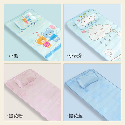 Охлаждающий коврик, детская летняя дышащая шелковая кроватка для детского сада для сна для новорожденных