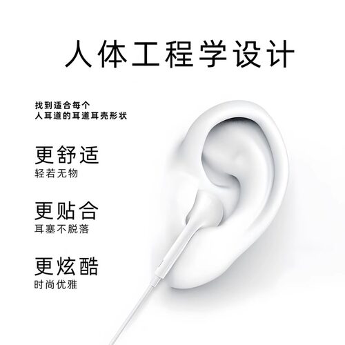 适用苹果iphone15带线16ProMAX手机16plus/typec耳机有线数字解码 - 图1
