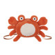 Rico Sheep Happy Crab Shoulder Bag Cute Children's Backpack Men and Women's Birthday Gift Plush Messenger Bag Gift Giving