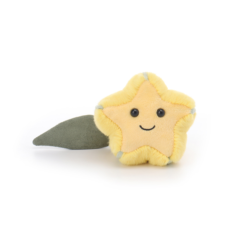 瑞可羊鲜美杨桃食物毛绒玩具可爱宝宝儿童生日礼物食物玩偶公仔 - 图0