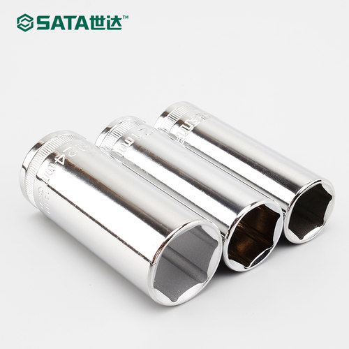 世达套筒头12.5mm6角加长套筒1/2寸大飞套管汽修套筒10-32mm13401 - 图3