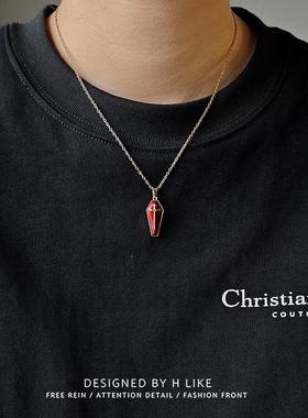 欧美朋克哥特复古十字架项链吊坠