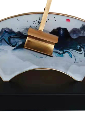 客厅摆件简约精美金属琵琶摆件电镀拉丝防锈M防潮金属家装饰品摆