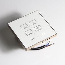 100 Giss W8602 Intelligent Background Music Switch Volume Panel Hotel Music Controller Touch Controllers