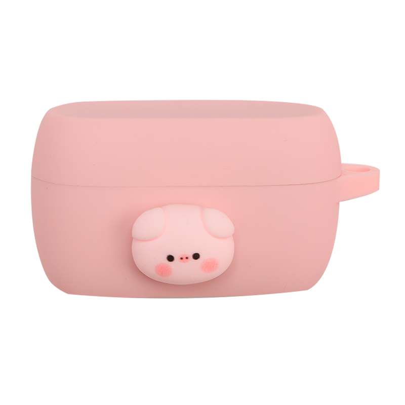 适用Jabra捷波朗Elite 3/Elite 2降噪少女心蓝牙耳机保护套可爱卡通小猪Elite 4Active/ELITE5/75t/85t软壳