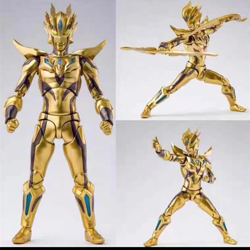 SHF迪迦漫手办布莱泽赛罗雷欧闪耀特利迦男全身关节可动玩具究极 - 图1