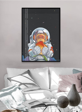 原创正版签名限量猴子版画