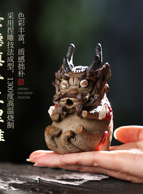 景德镇大师手作陶瓷倒流香香炉