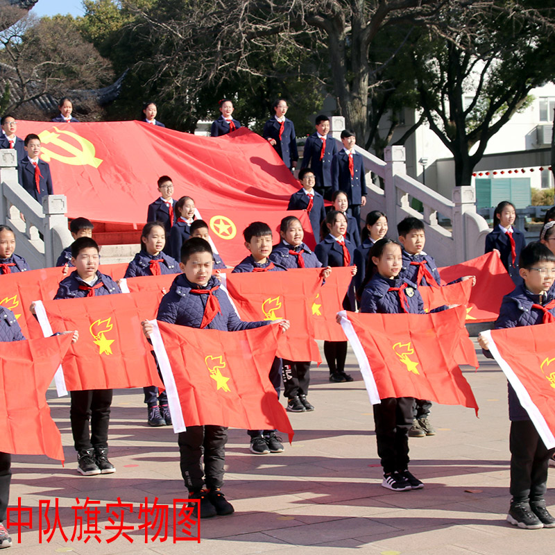 少先队中队旗手持中国少年先锋队队旗中队旗手拿小学生少先队员队旗2号3号4号装饰运动会大队旗户外防晒 - 图3