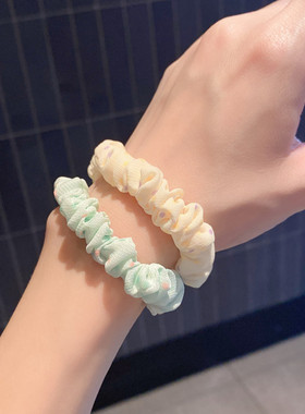 小清新碎花高弹发圈简单发圈