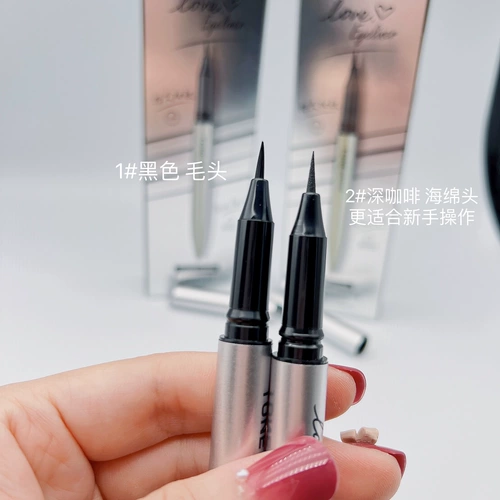 Карандаш для глаз, черный водонепроницаемый лайнер, долговременный эффект, не растекается, подходит для начинающих