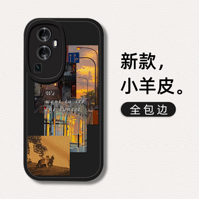 报纸玫瑰适用opporeno10手机壳oppreno4se软壳ooporeno3por元气版oppereno2z新款opporneo9pro+十poopreno85g-图2