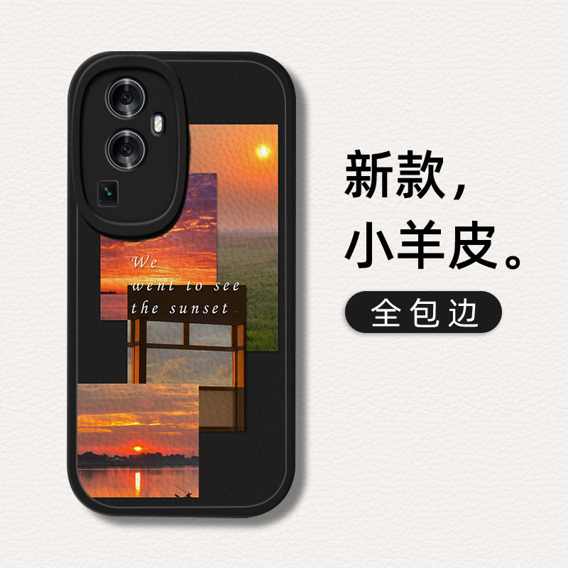 报纸玫瑰适用opporeno10手机壳oppreno4se软壳ooporeno3por元气版oppereno2z新款opporneo9pro+十poopreno85g-图3