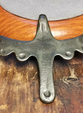 文玩黑漆古老皮壳天铁托甲大鹏展翅飞机挂件吊坠DIY饰品锁骨链