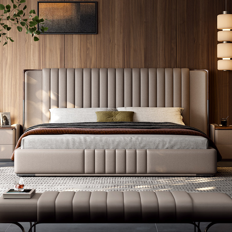 诚骏轻奢真皮床尾凳高端别墅大平层主卧室高级感不锈钢长条放衣凳,淘宝优惠券,粉丝福利购,淘宝优惠卷